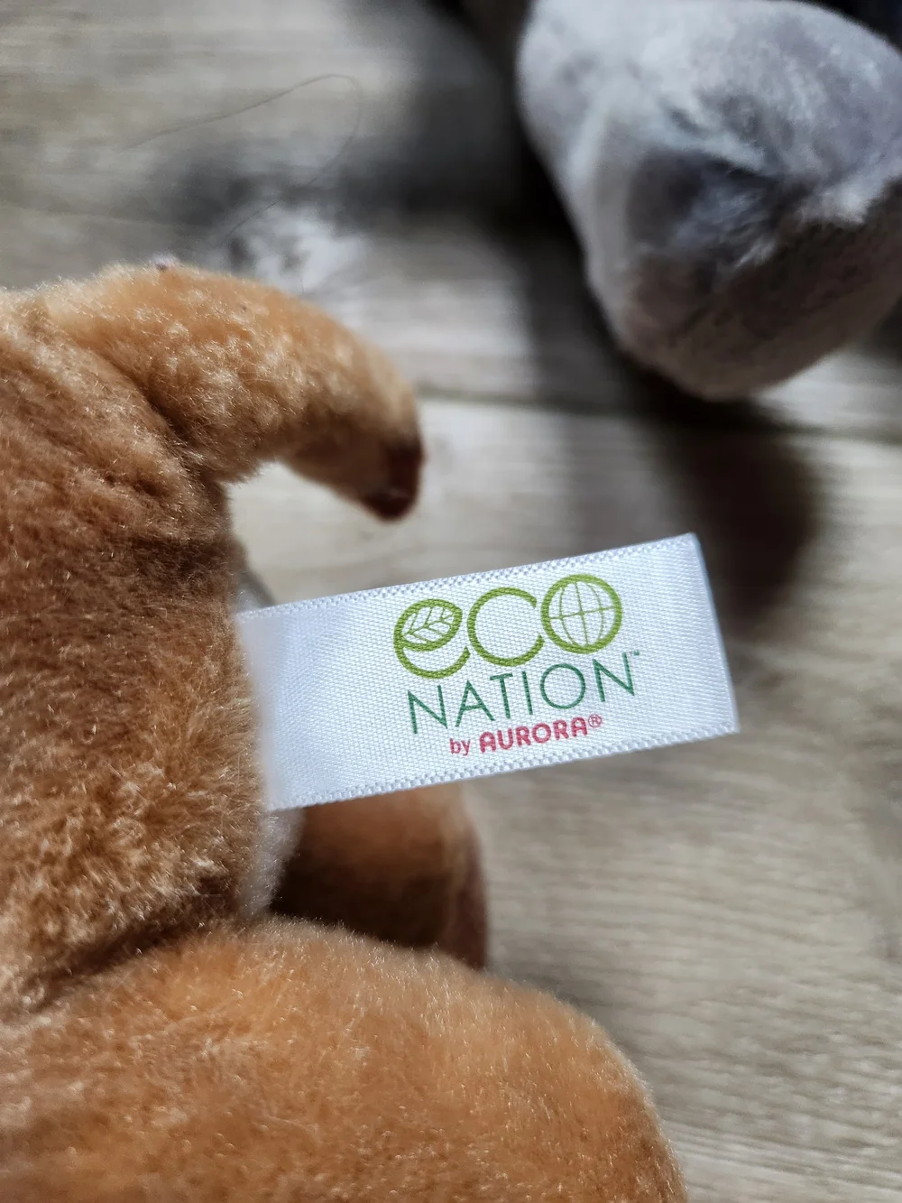 Plush Lion and Rhino Set - Brown Lion & Gray Rhino